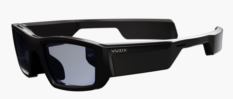 "The most impressive aspect of the (Vuzix) Blade glasses is how bold and crisp the display looks."