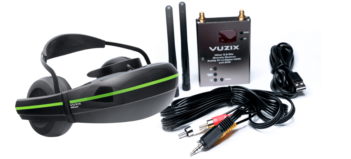 BUNDLE PACK, iWEAR HD VIDEO HEADPHONES AND DIVERSITY RECEIVER