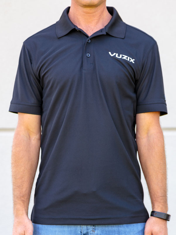 Vuzix Short Sleeve Polo Shirt, Black