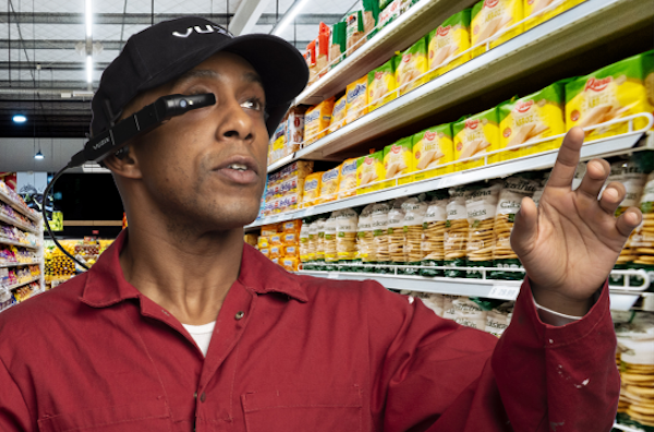 Vuzix Smart Glasses Usage in Retail store Featuring Oculogx